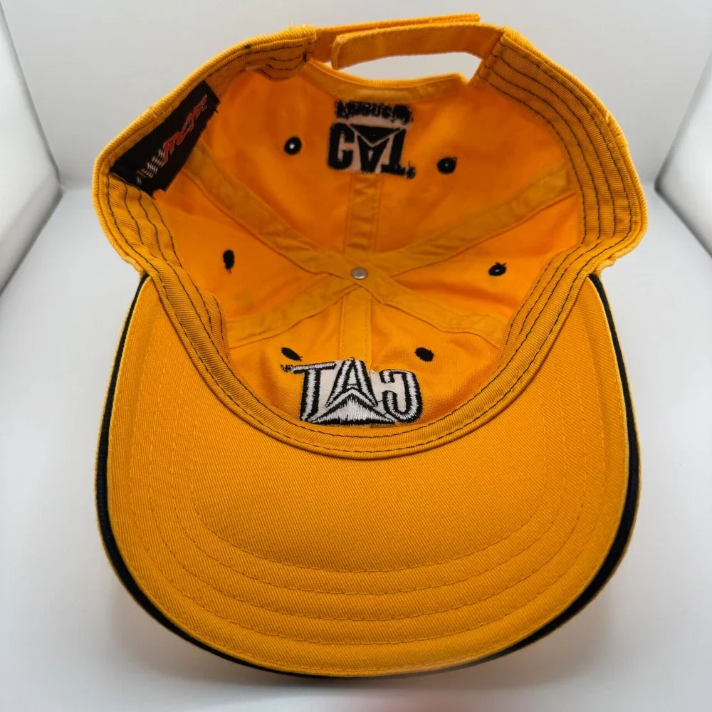 CAT Racing Baseball Cap Unisex OSFM Yellow Good RCR NASCAR Jeff Burton 31 Hat